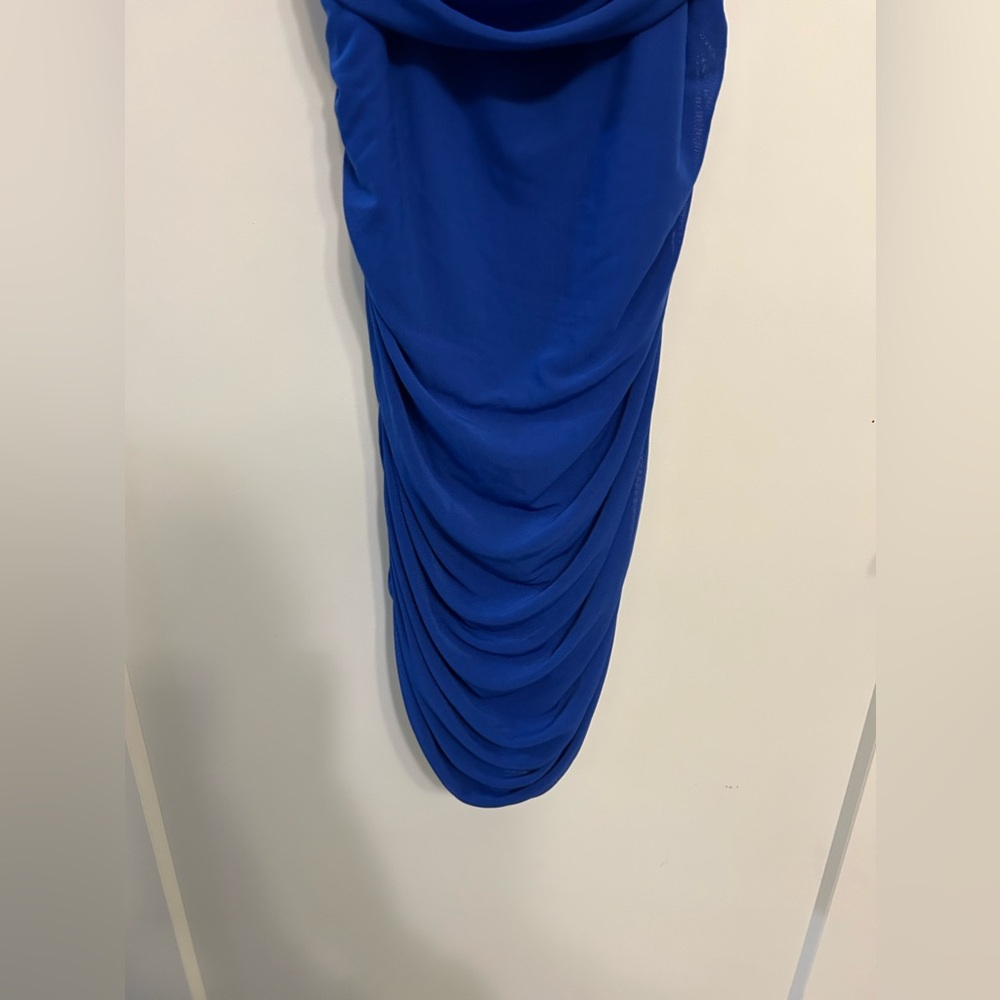 Princess Polly Blue Runched Bodycon Dress - Picture 5 of 9